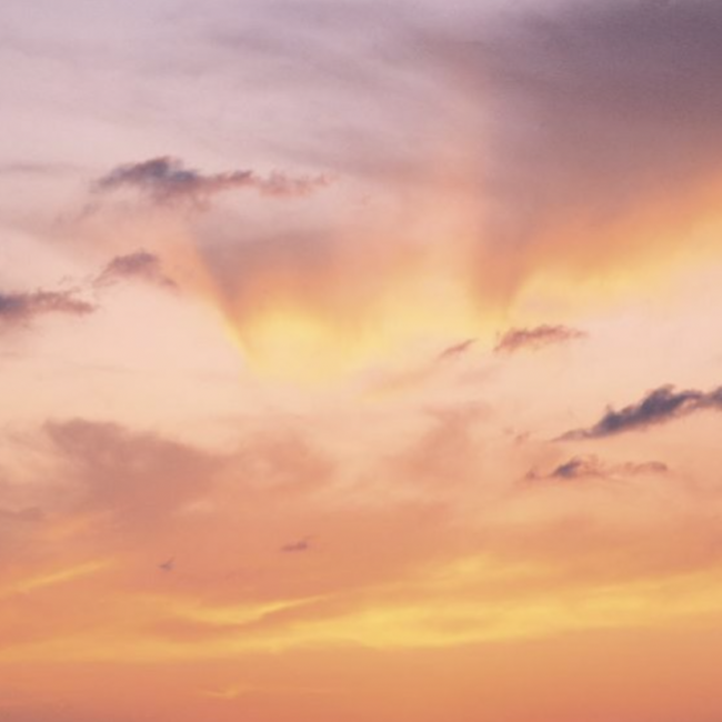 Sunset sky - 9' by 7' . Rental price: $30
